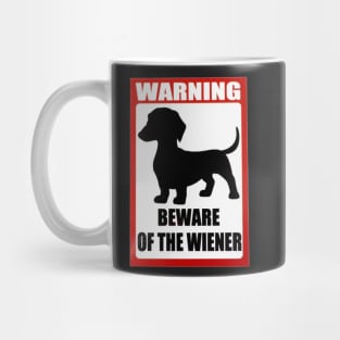 Warning Beware of the Wiener Mug